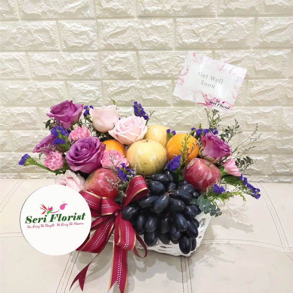 Floral Fruit Basket